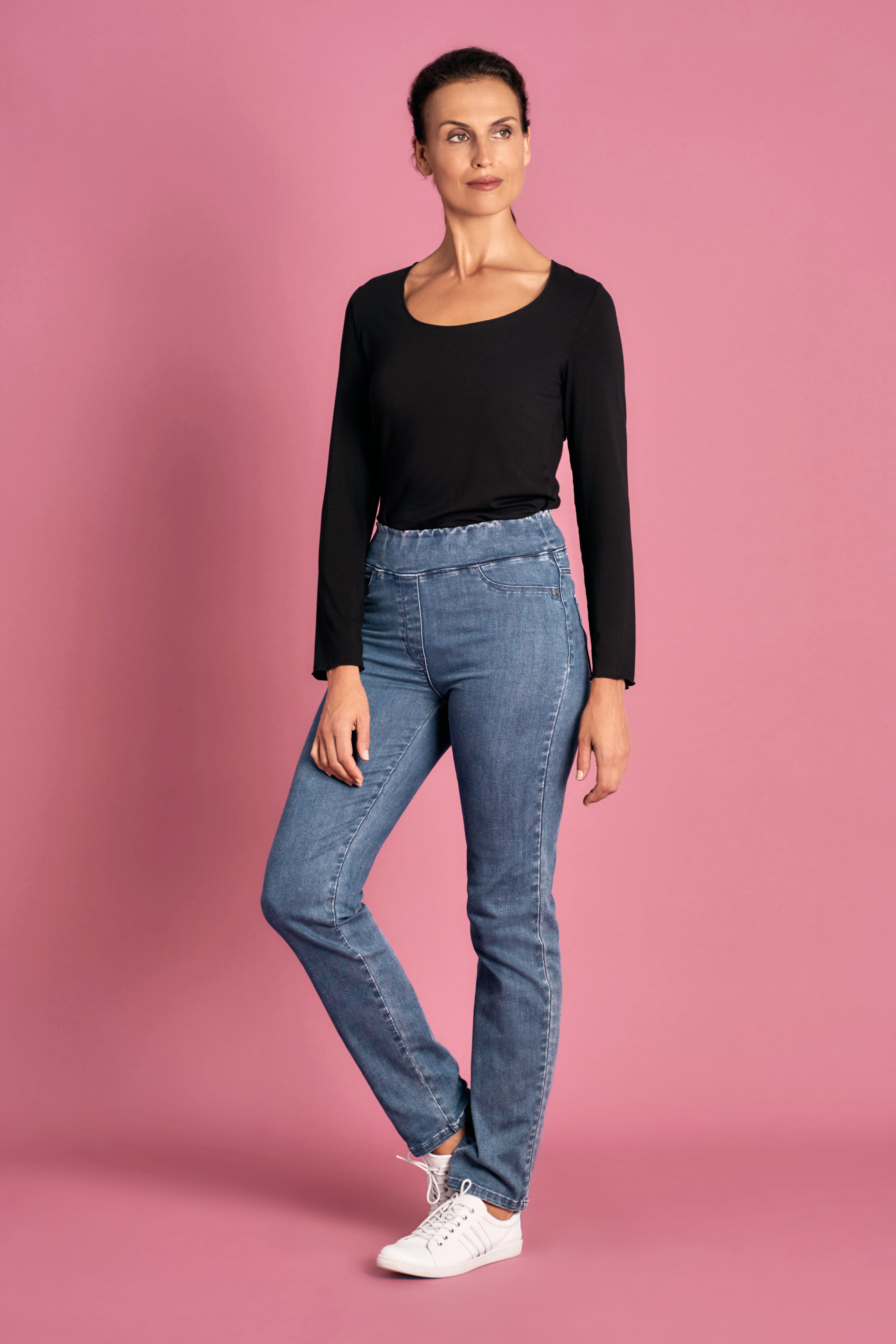 Bengajean® Full Length Straight Leg - Petrol Blue