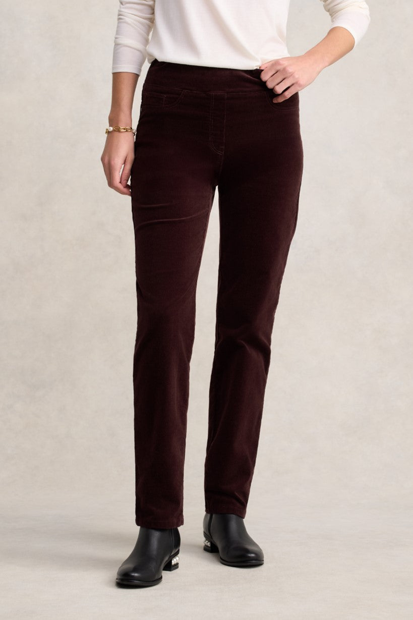 Bengajean® Cord Straight Leg - Burgundy