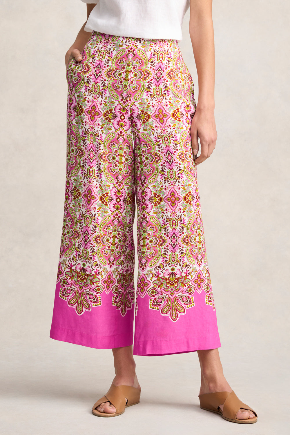 Printed 7/8 Pant - Moroccan Tile Print