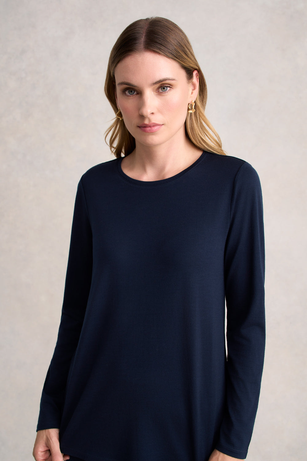 Wool Jersey Tee - Ink