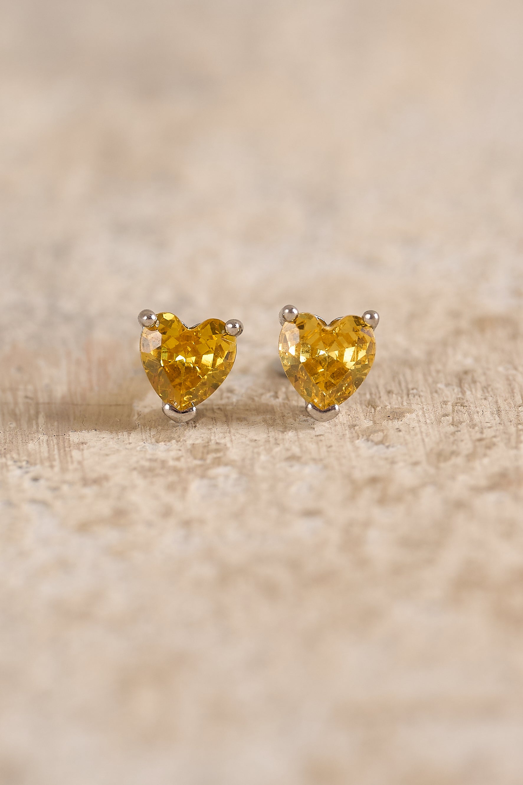 November Birthstone Earrings - Citrine