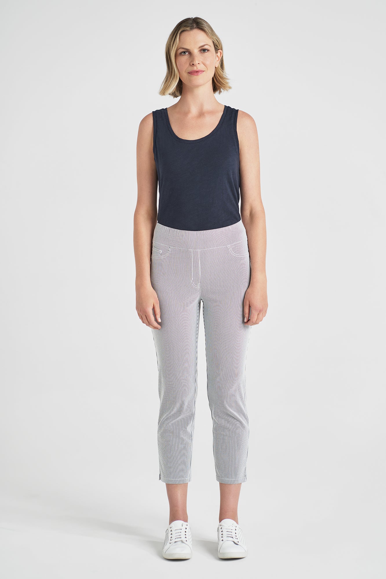 Bengajean® 3/4 Seersucker - Black Stripe