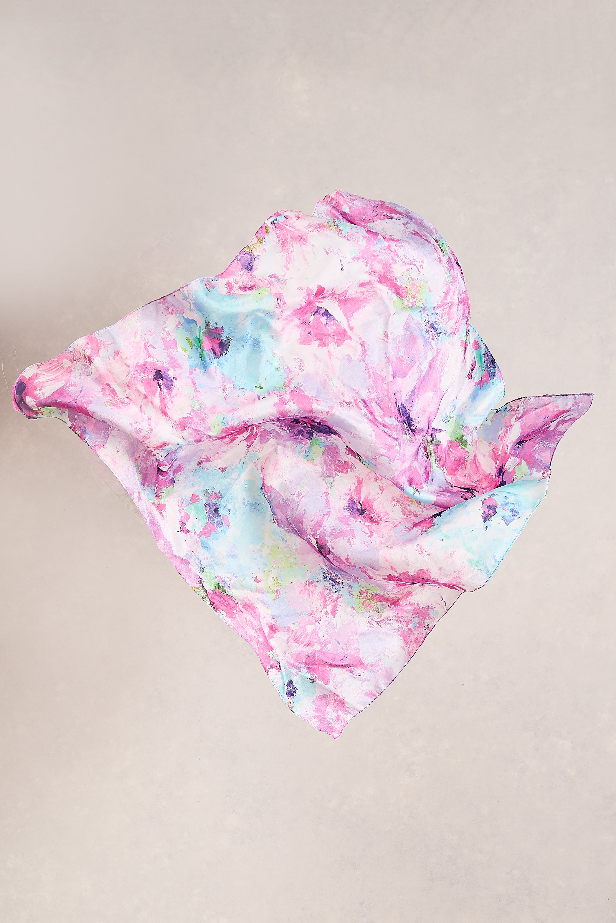 Jane's Bouquet Silk Scarf - Multi