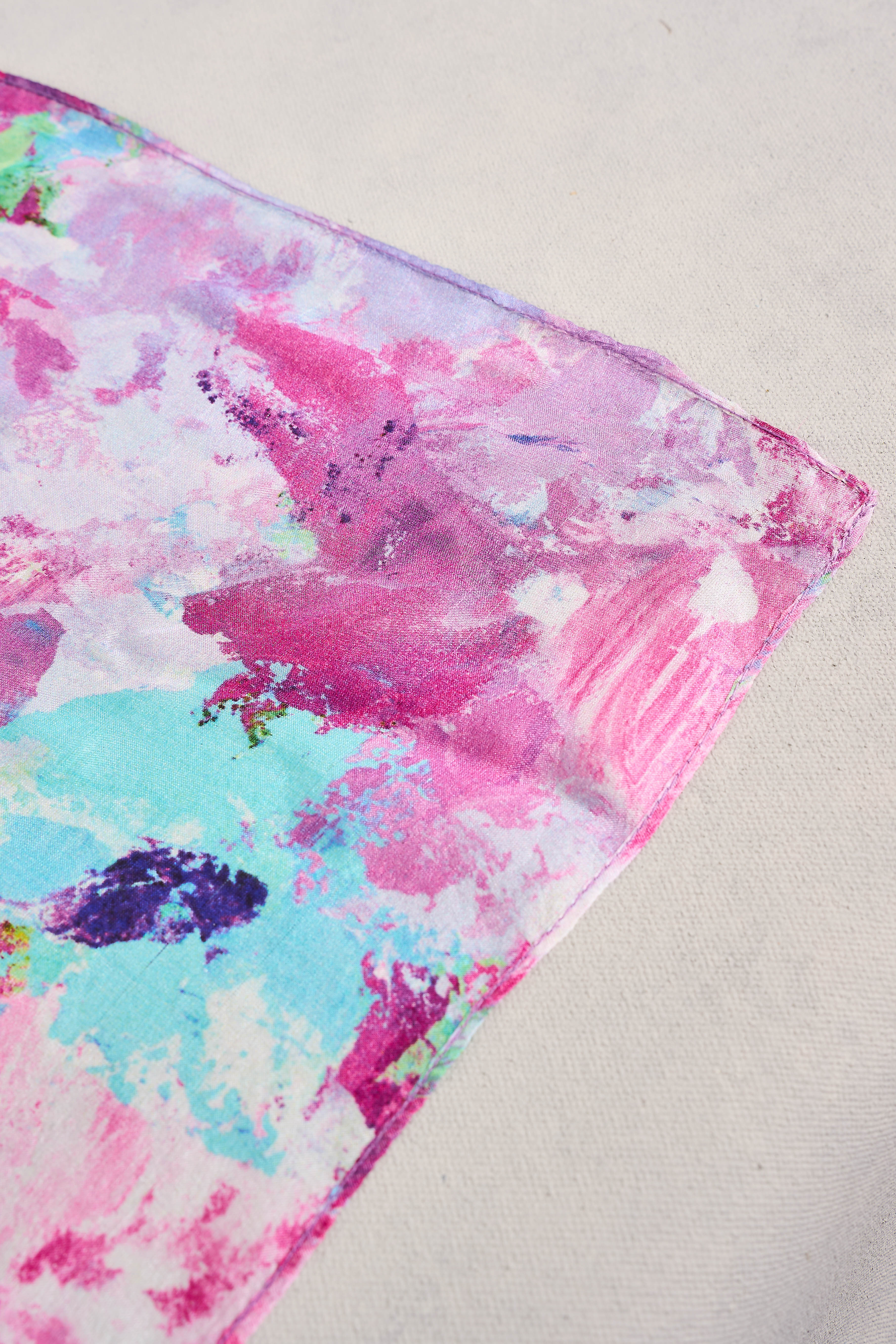 Jane's Bouquet Silk Scarf - Multi