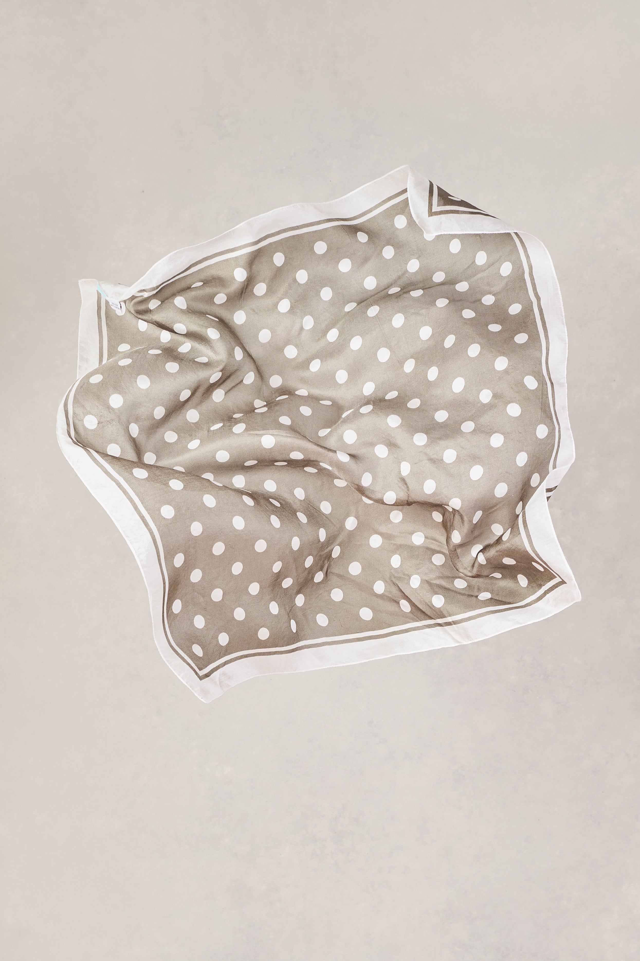 Olive Polka Dots Scarf
