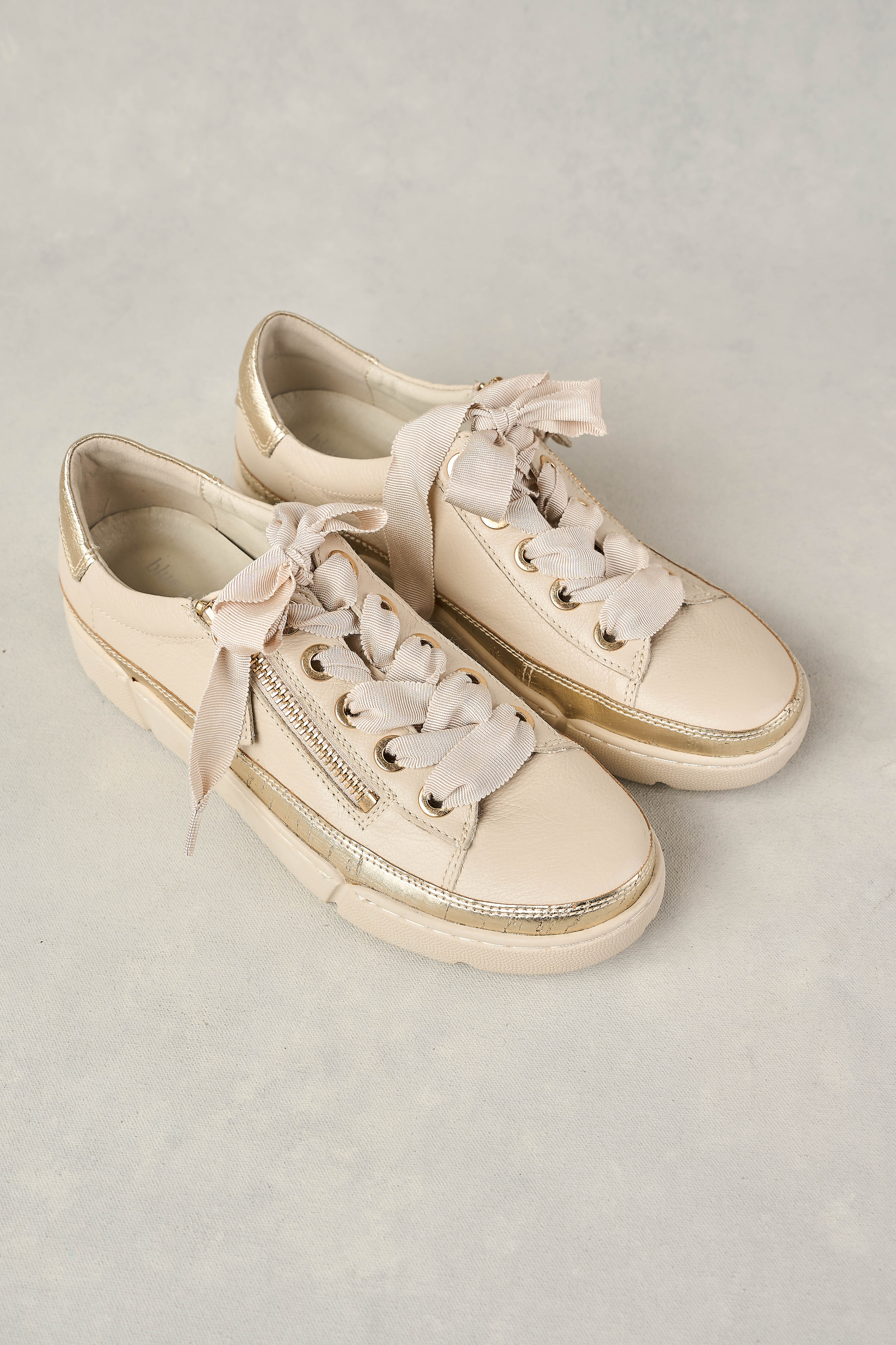 Talina Leather Sneaker - Almond