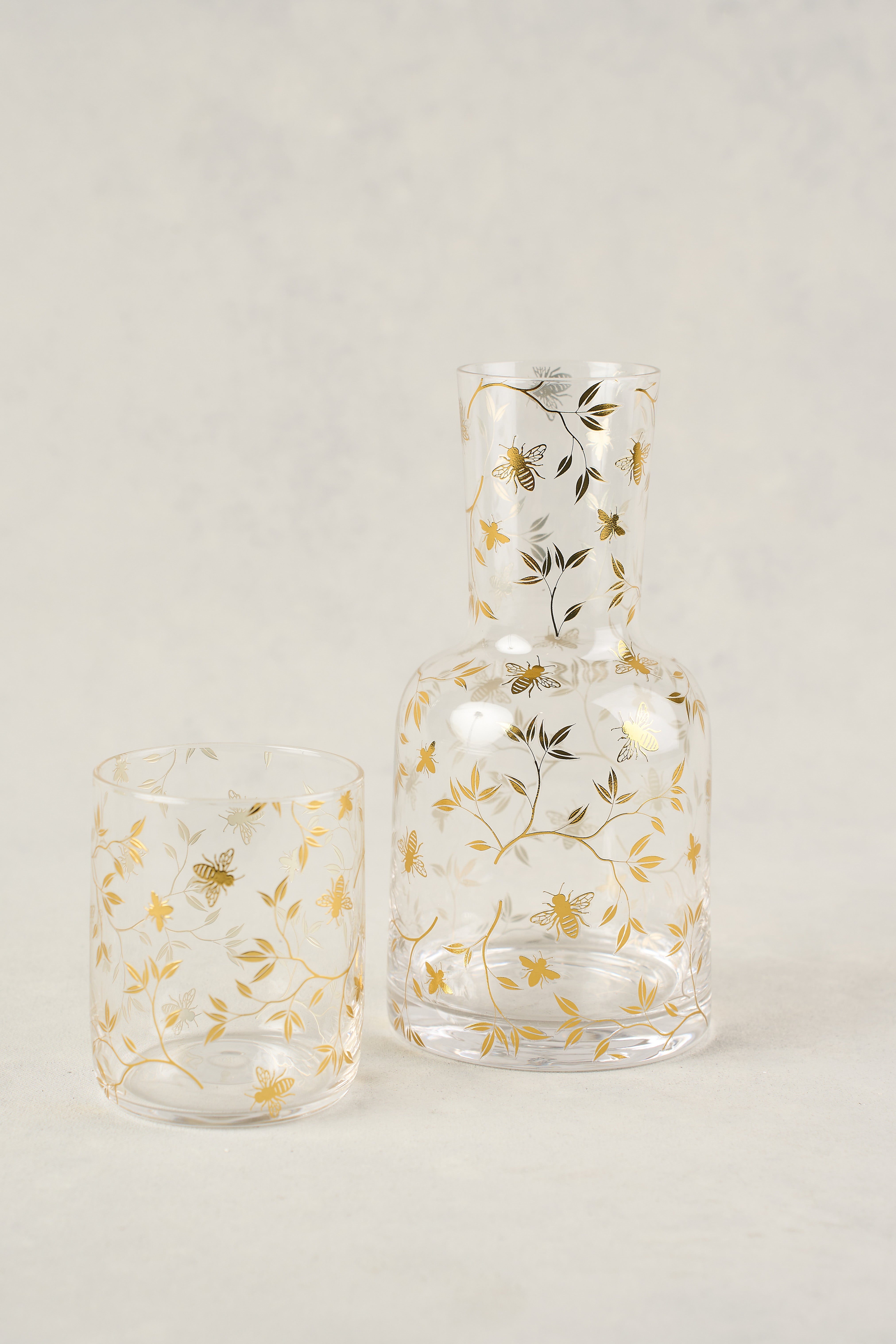 Bee Glass Carafe Set