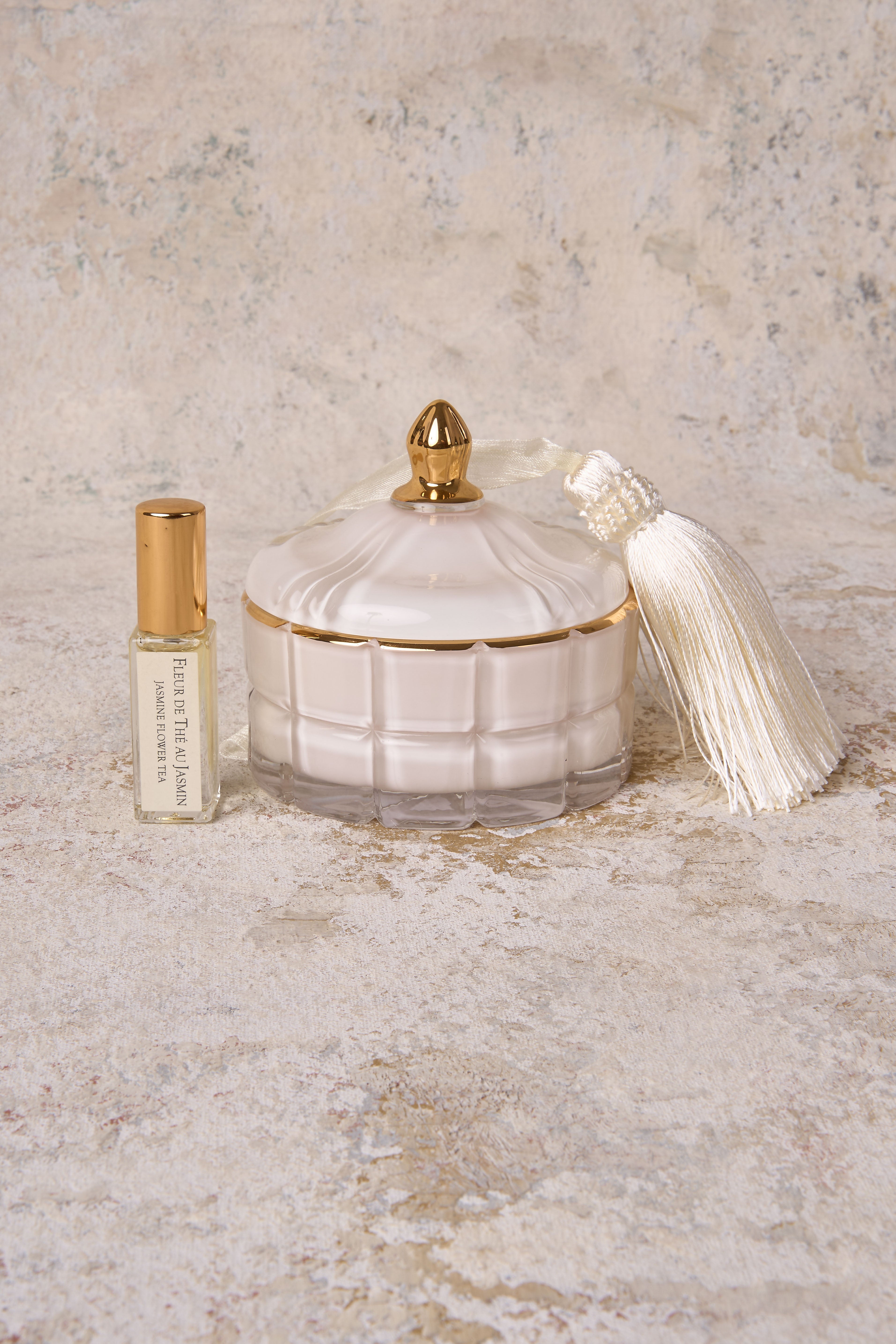 Côte Noire White Art Deco Candle