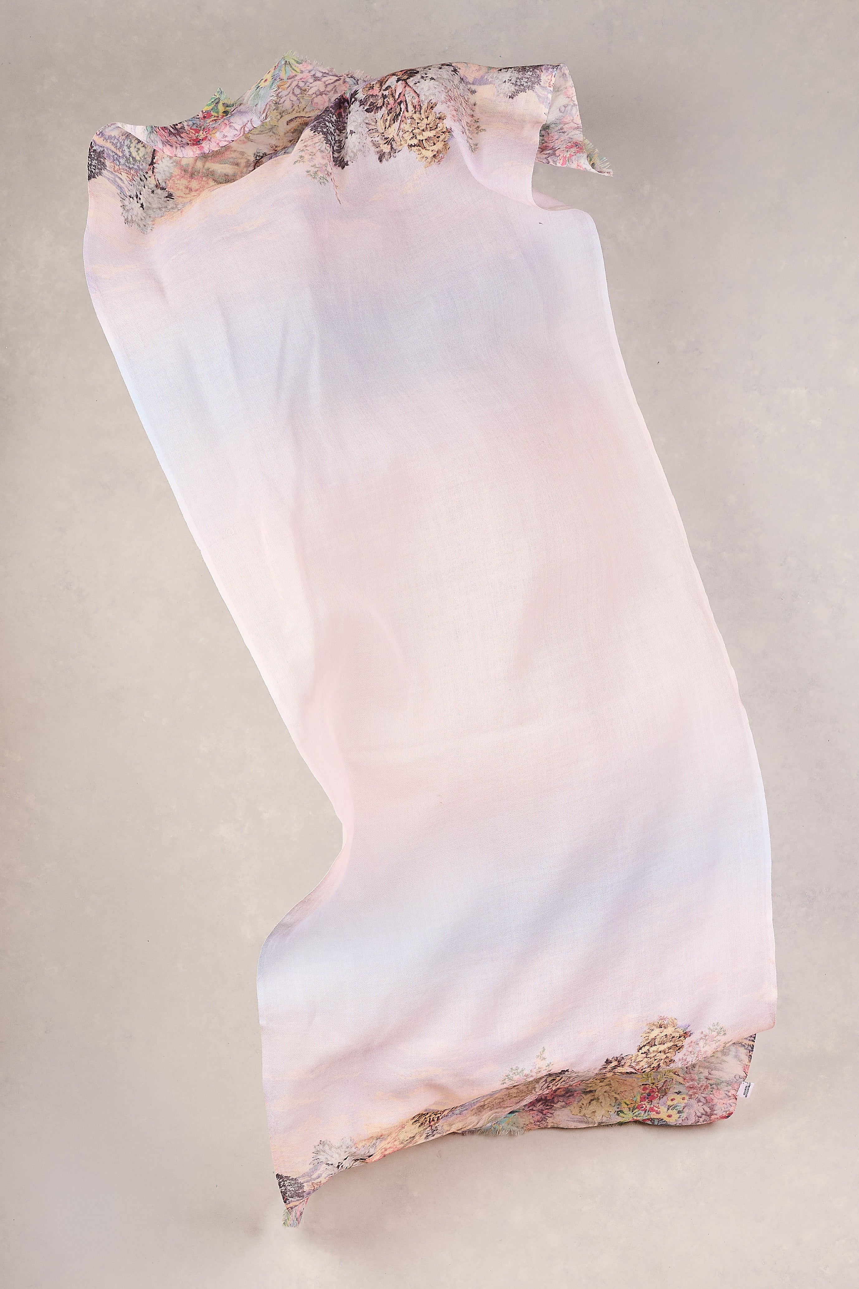 Scenic Sunrise Print Scarf - Multi