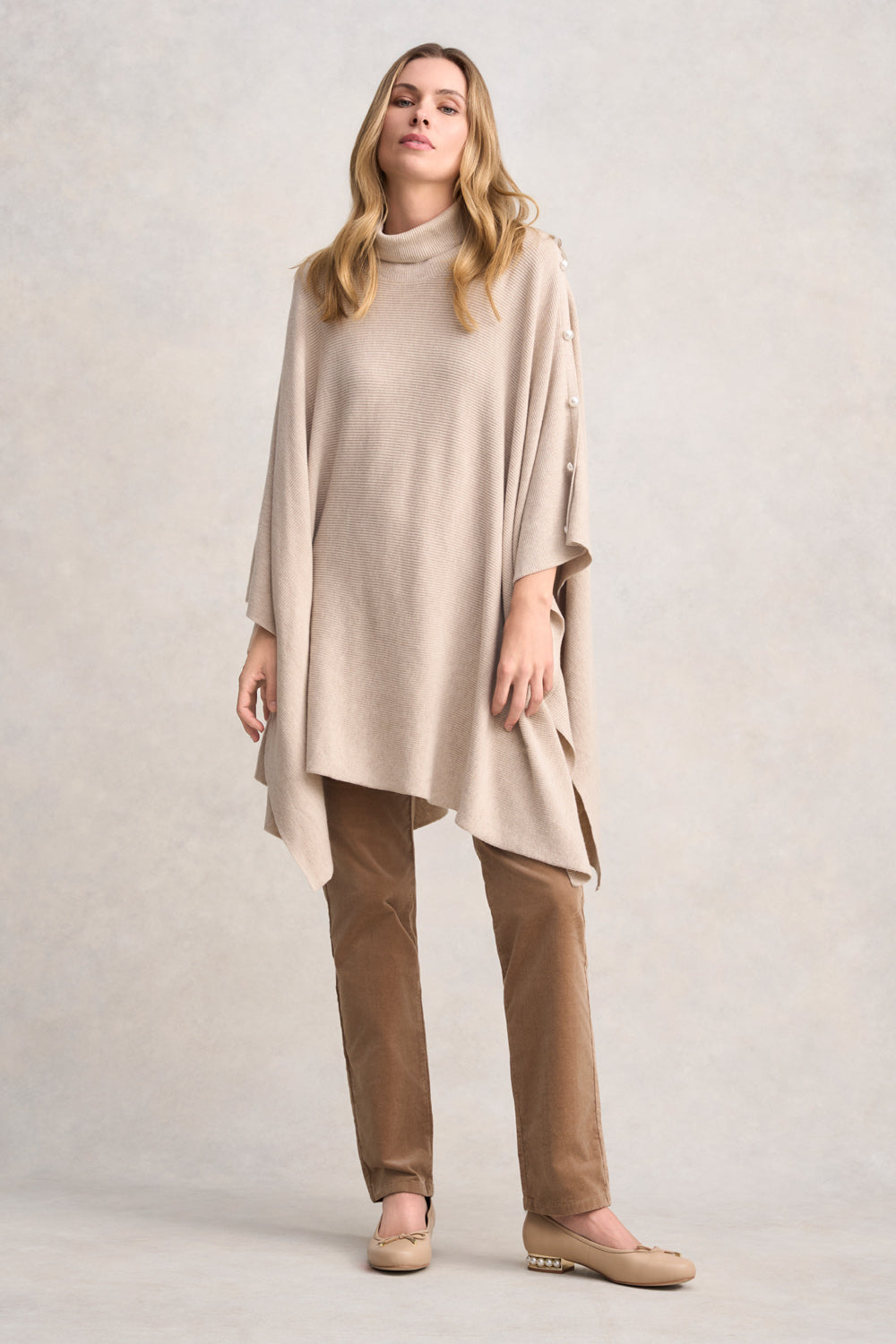 Biscotti Wool Poncho