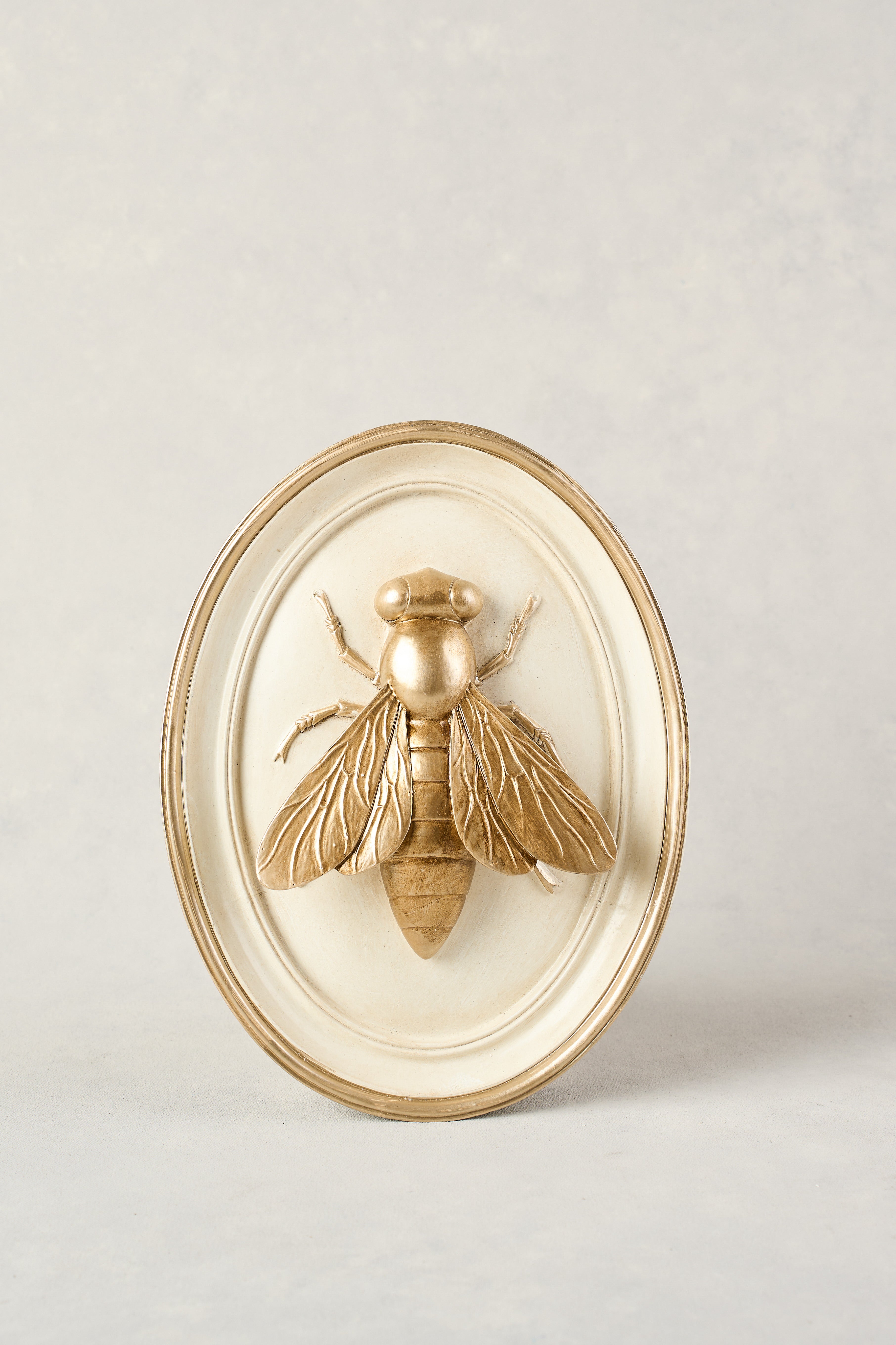Beige Bee Wall Art
