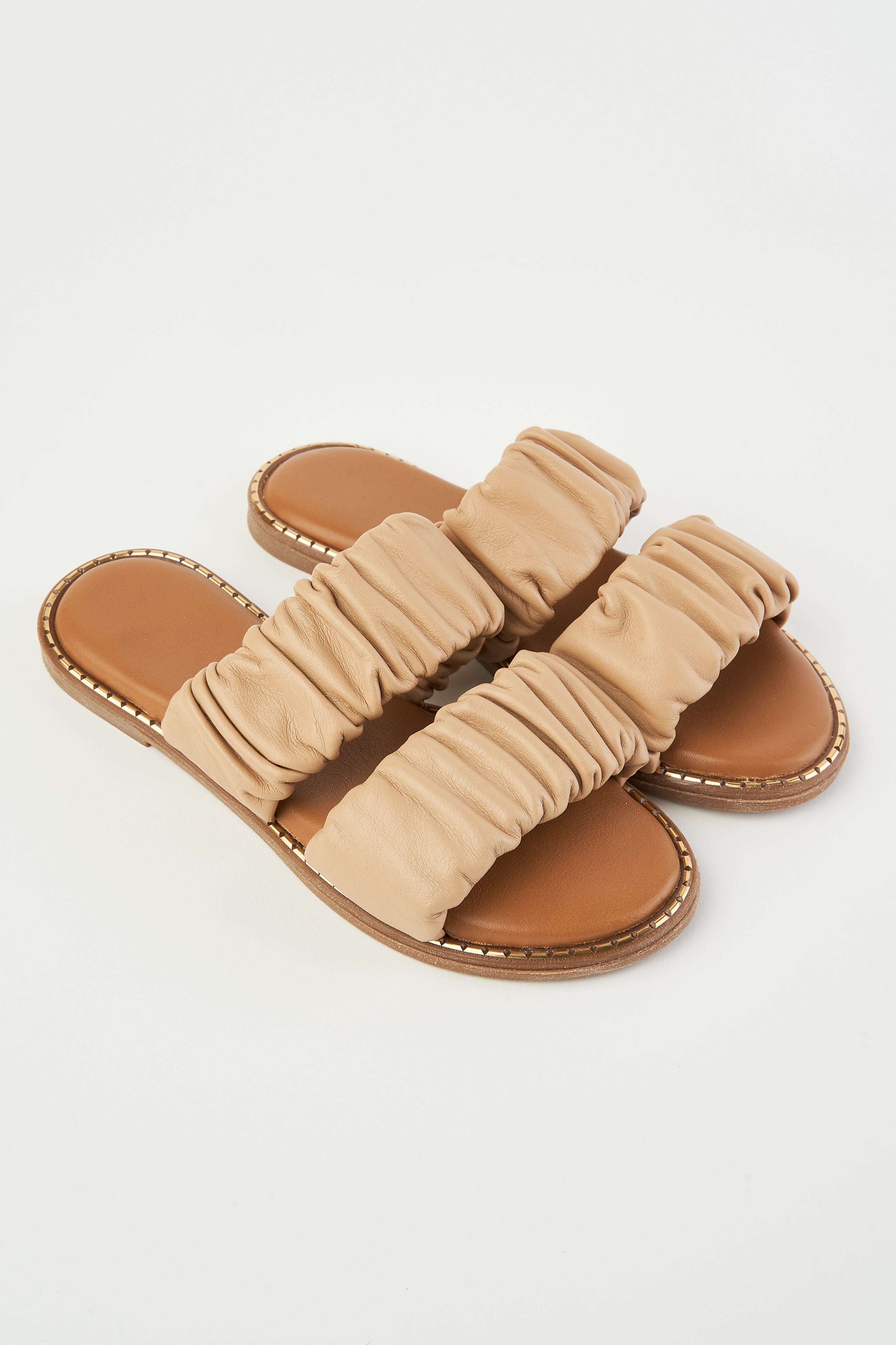 Teak Sandal - Oatmeal