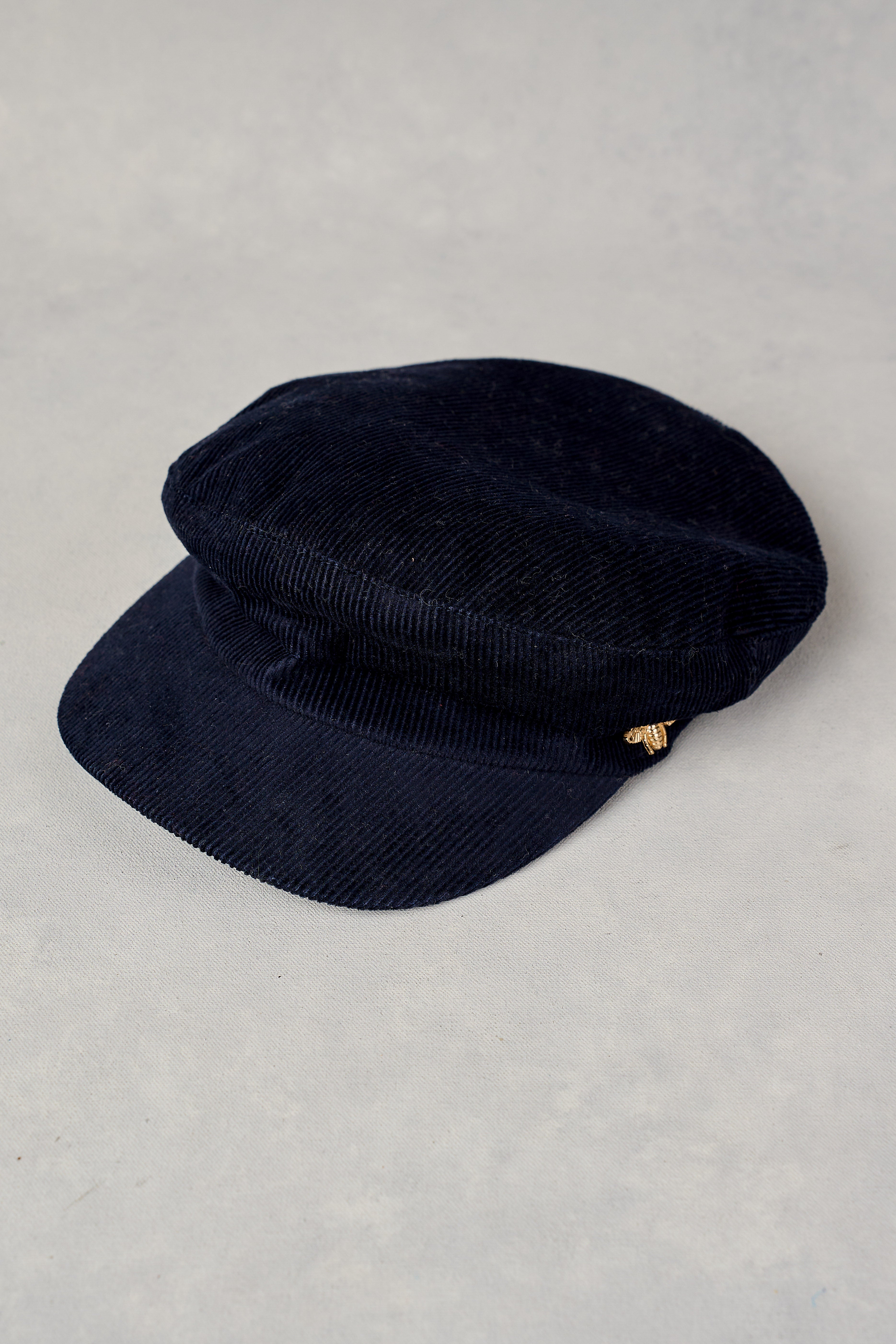 Cord Bakerboy Hat - Ink