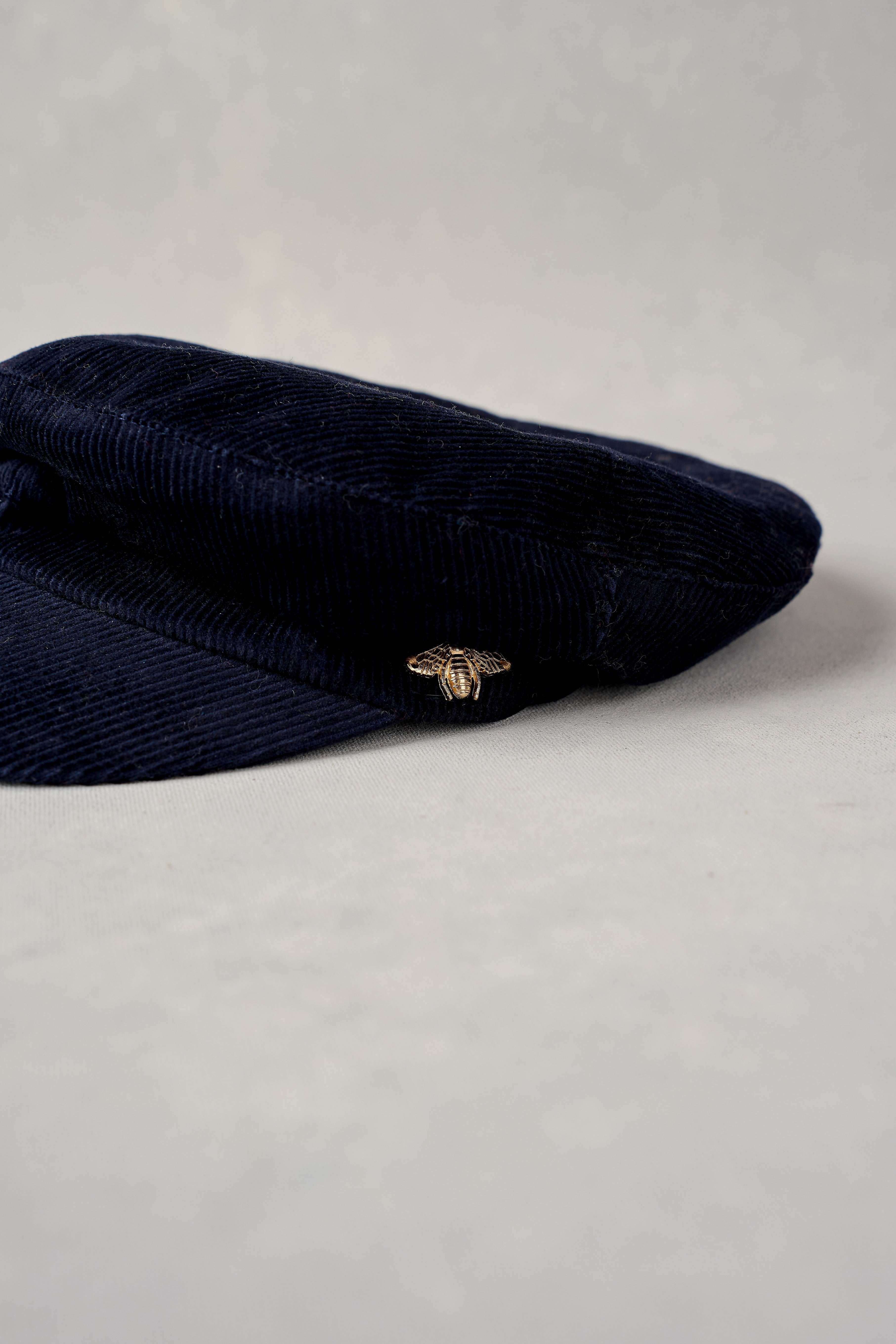 Cord Bakerboy Hat - Ink