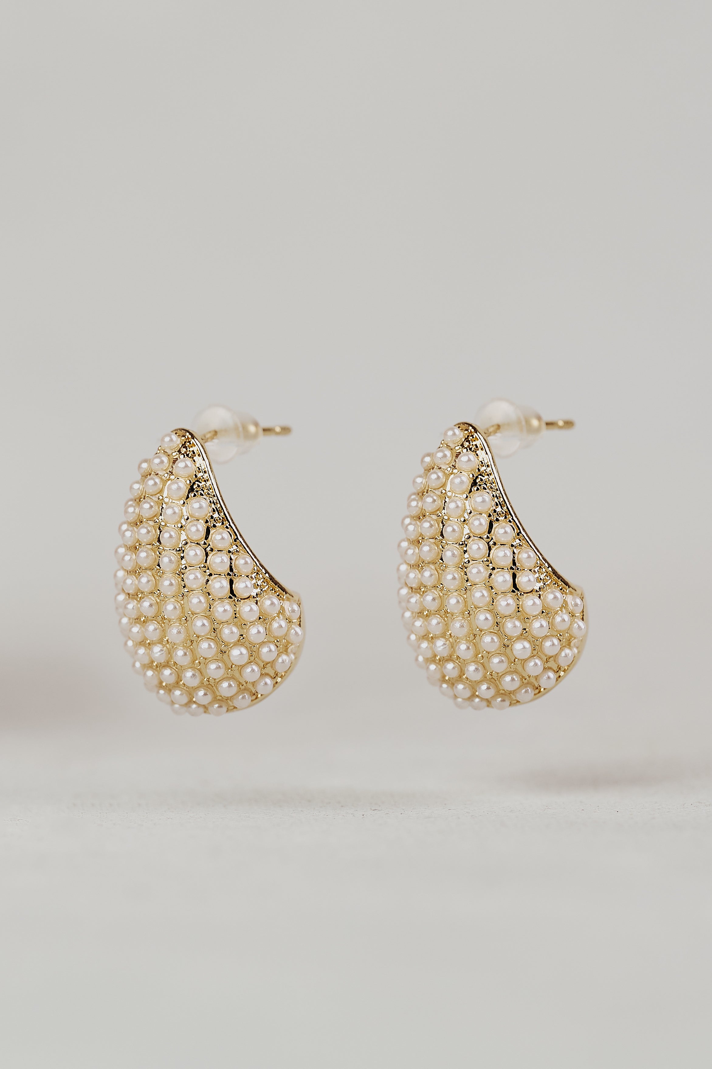 Tear Drop Earrings - Gold