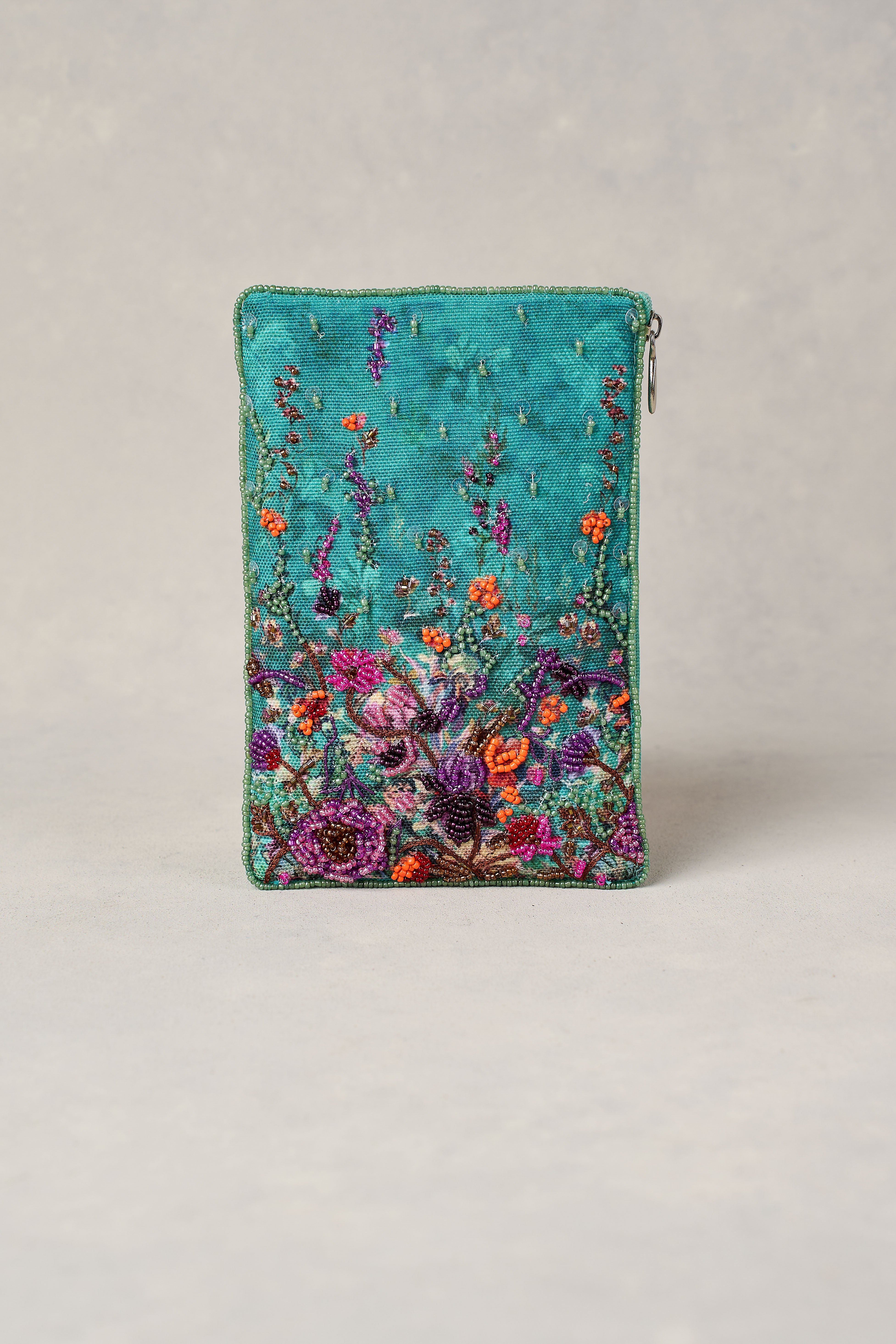 Jade Botanical Cosmetic Bag