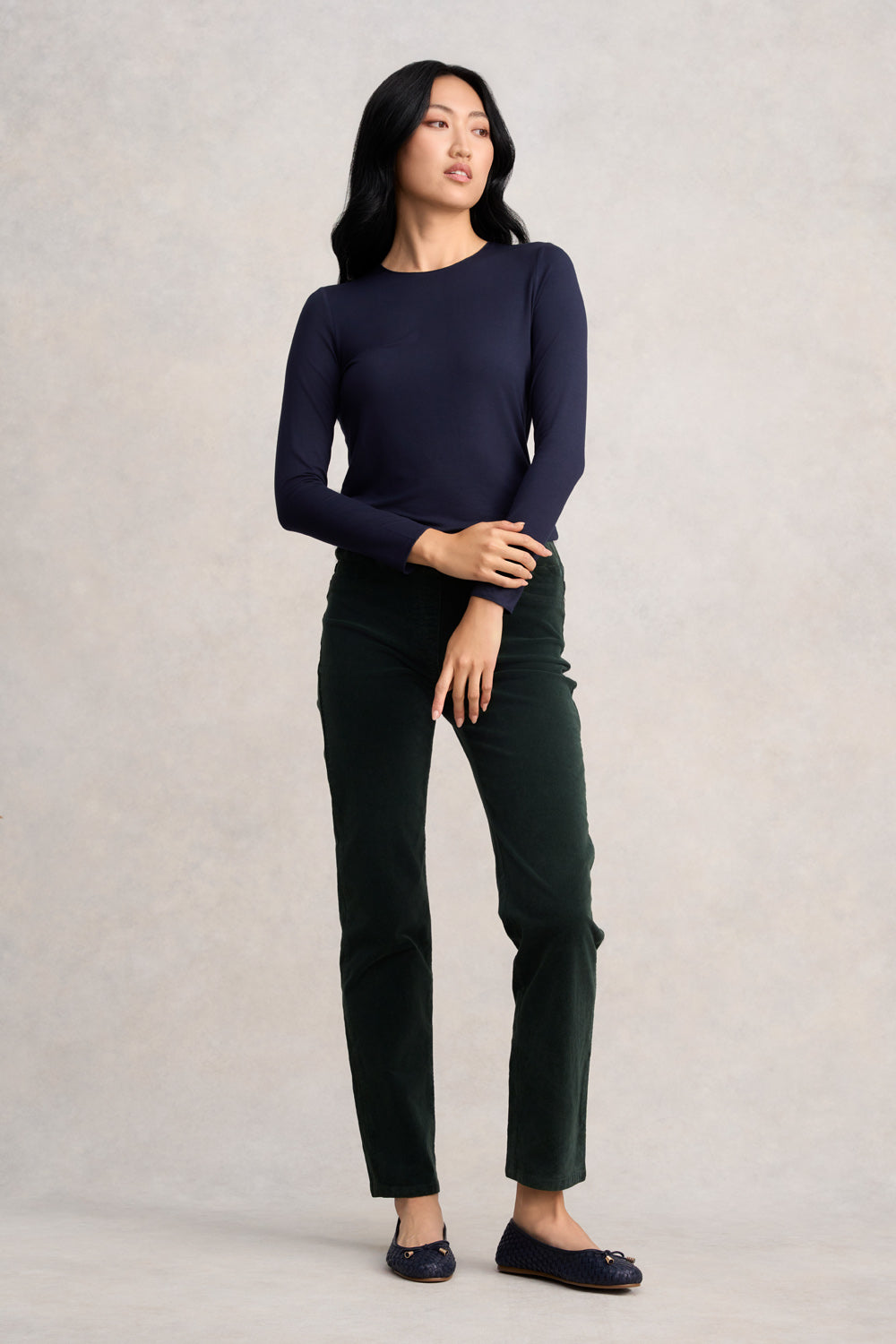 Bengajean® Cord Straight Leg - Forest Green